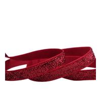 Ruban MéTallique Pailleté Ruban de velours pailleté, large bordure en dentelle, sequins métalliques, rubans nylon for loisirs créatifs, 9, 16, 25, 38, 100 yards(Color-16,9mm 200yards)