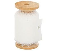 ruban mousseline soie effiloché 5cmx5m blanc - artifetes 91743 Blanc G
