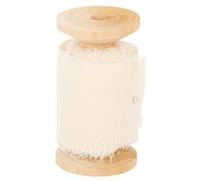 ruban mousseline soie effiloché 5cmx5m ivoire - artifetes 91745 Gris G