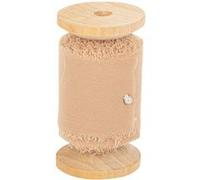 ruban mousseline soie effiloché 5cmx5m noisette - artifetes 91744 Gris G