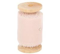 RUBAN MOUSSELINE SOIE EFFILOCHÉ 5CMX5M ROSE POUDRÉ