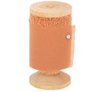 ruban mousseline soie effiloché 5cmx5m terracotta - artifetes 91752 Orange