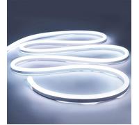 Ruban néon LED de 5 m 12 V blanc 6000 K cordon lumineux néon LED (prise secteur non incluse)