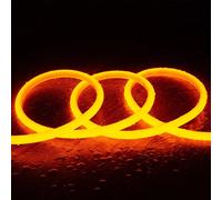 Ruban Néon Led Dimmable 220v Circulaire Sflex17 Ip65 Sur Mesure Coupe Tous Les 100 Cm Orange 4 M