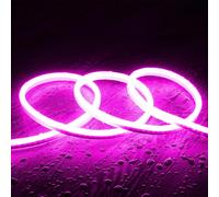 Ruban Néon Led Rgb Dimmable 220v Sflex8 Ip65 Sur Mesure Coupe Tous Les 100 Cm Rose 1 M