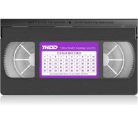Ruban nettoyant pour tête de magnétoscope VHS/VCR- 50 Fois