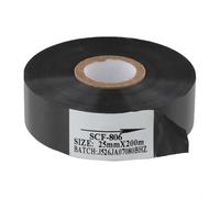 Ruban noir haut pour codeur de date HP-241 DY-8, film de transfert thermique pour emballage (25 mm x 200 m)