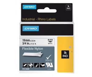 Ruban nylon continu pour étiqueteuse DYMO® Rhino 4200 et 5200 P/6000 NR/JNEC24mm Dymo
