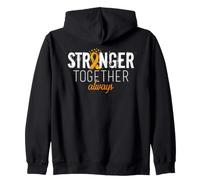 Ruban Orange de Sensibilisation à la leucémie et au Cancer Sweat à Capuche