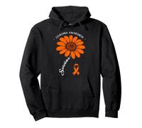 Ruban Orange de Sensibilisation au Mois du Cancer de la leucémie survivante Sweat à Capuche