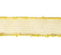 Ruban Organdi Jaune 10 Mm Au Mètre