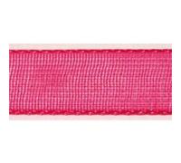 Ruban organdi - Rose foncé - 3 mm - 10 m Rose G