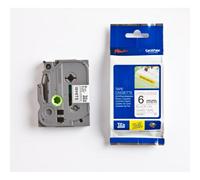 Brother TZe-S211 - (6 mm) - Noir sur blanc - Ruban