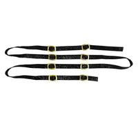Ruban pailleté Ceinture du Père Noël 10 mm x 1,5 m