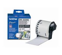 Brother DK-22205 ruban d'étiquette Noir sur blanc