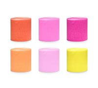 Ruban papier crêpe jaune et orange