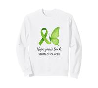 Ruban Papillon Vert Espoir Art Sweatshirt