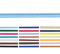 Ruban passepoil en satin de 10 m de long, 10 mm de large, à coudre avec cordon en 20 couleurs.