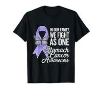 Ruban pervenche pour la sensibilisation au cancer de l'estomac « We Fight As One » T-Shirt
