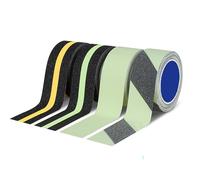Ruban Phosphorescent Lumineux dans le Noir, Rouleau Photoluminescent 5 cm x 5 m pour Éclairage Secours, Marquage Escaliers, Signalétique Sortie, Décoration Halloween, Autocollants(Size:4 Roll,Color:B)