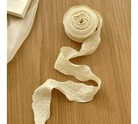 Ruban plissé élastique de haute qualité de 4 cm avec fronces, bulles et ourlet festonné, pour l'emballage des cadeaux de la Fête des mères, de la Saint-Valentin et de la Fête des déesses, la décoratio