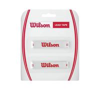 Wilson Bande de plomb Lead Tape WRZ540200 blanc avec logo pour tête de raquette - Taille unique