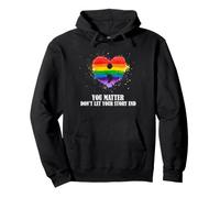 Ruban Point-Virgule « Suicide Prevention Awareness You Matter » Sweat à Capuche