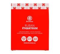 Ruban polyester 6 mm blanc écriture noire - Rubans pour étiqueteuses Dymo - Bruneau