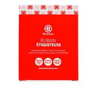 Ruban polyester 9 mm blanc écriture noire - Rubans pour étiqueteuses Dymo - Bruneau