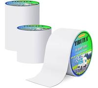 Ruban Pour Caravane,Ruban Étanche Blanc En Butyle,Bande Etancheite Autocollante Bitumeuse Pour Rv,Camping-Car,Toiture,Bateau Réparer Les Fuite (5cm X 10m X 1roll)