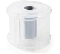 ruban pour colis, 1 pz Supporto per nastro adesivo Washi bianco trasparente in plastica Accessori da scrivania Nastro Porta rotolo Taglio