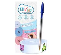 Ruban pour étiqueter Les vêtements. Rouleau d'étiquettes + Stylo pour écrire Le nom et marquer Les vêtements des Enfants (Histoires)