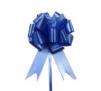 Ruban pour nœud de mariage, Nœuds de ruban à tirer multicolores, for emballage cadeau et décoration de mariage, paquet de 30/60/90 pièces(Dark Blue,90pcs)