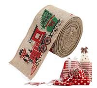 Ruban pour sapin de Noël | Cravate de couronne de vacances | Accessoires décoratifs pour décoration de ferme, flocon de neige, bonhomme de neige, véhicule de Noël, pour tissage fait à la main