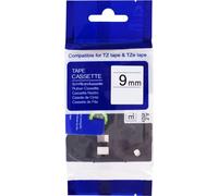 Ruban PRINTLINE compatible avec Brother TZE-121, TZ-121, 9mm, impression noire / support translucide