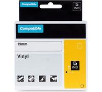 Ruban PRINTLINE compatible avec DYMO 1868752, 19mm, 7m, noir print/blanc p., XTL, vinyl.univer