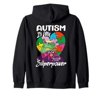 Ruban Puzzle Autism is My Superpower Sweat à Capuche