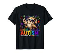 Ruban Puzzle coloré pour Filles avec Motif hiboux T-Shirt