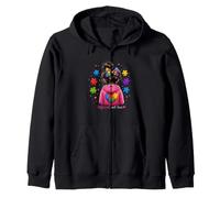 Ruban Puzzle de Sensibilisation à l'Autisme coloré pour Filles et Enfants Sweat à Capuche