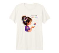 Ruban Puzzle de Sensibilisation à l'Autisme coloré pour Filles et Enfants T-Shirt Haut de Gamme