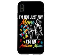 Ruban puzzle « I'm Not Just Any Mom I'm An Autism Mom » Coque pour iPhone XS Max