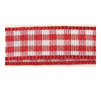 Ruban quadrillé - Rouge - 9,5 mm - 10 m Rouge G