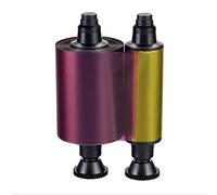 Ruban R3011 YMCKO pour imprimantes à cartes Evolis Pebble Dualys 3 Securion, compatible 200 images