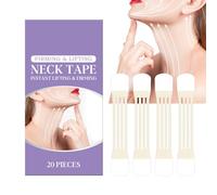 Ruban Redesseur pour Cou - Bandes Raffermissantes pour Visage,Bandes Naturelles Résistantes à la Transpiration 20 Pièces pour Sportifs, Mariées et Tenues Quotidiennes