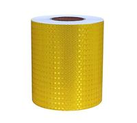 Ruban réfléchissant de sécurité, Autocollant réfléchissant de sécurité nocturne for véhicules, vélos, vêtements, casques, boîtes aux lettres, 20 cm large(Lemon Yellow,50m)
