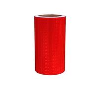 Ruban réfléchissant de sécurité, Autocollant réfléchissant de sécurité nocturne for véhicules, vélos, vêtements, casques, boîtes aux lettres, 20 cm large(Red,10m)