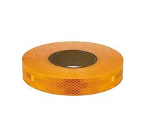 Ruban réfléchissant de sécurité, Ruban adhésif réfléchissant diamant 45 mètres x 3 cm, décoration for vélo, moto, voiture(Yellow)