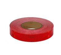 Ruban réfléchissant de sécurité, Ruban adhésif réfléchissant diamant 45 mètres x 3 cm, décoration for vélo, moto, voiture(Red)