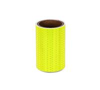Ruban réfléchissant fluorescent Bande Réfléchissante Multicolore 15cm x 3m Avertissement Autocollant Haute Visibilité(Bright Yellow)
