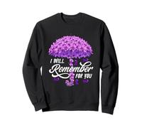 Ruban « Remember for You Alzheimer's Awareness Support Squad » Sweatshirt